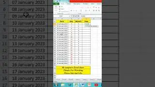 Quickly Split Date into Year, Month and Day in Excel 