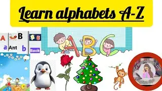 Learn A-Z Alphabets in booklet form with phonics for pre school children | Grammar with US