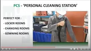 PERSONAL CLEANING STATION - REMOVE COMBUSTIBLE DUST FROM WORK CLOTHES
