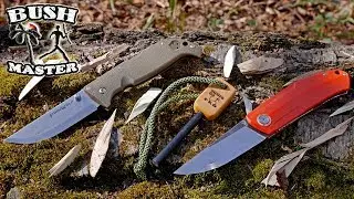 Нож Cold Steel Finn Wolf против Stedemon Vouking G02. Складные ножи для леса со сканди спусками.