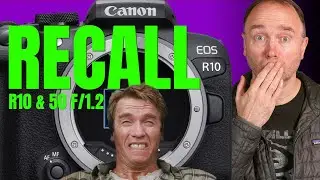 Canon R10 & 50mm f1/2 RECALLED