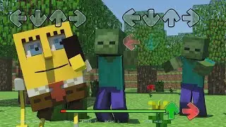 Minecraft Spongebob vs Patrick in Friday Night Funkin' | MINECRAFT FNF