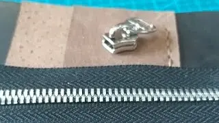 Как поставить собачку на молнию