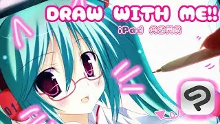 Draw With Me 🎧 🌷Hatsune Miku | IPad ASMR | full process | Clip Studio Paint