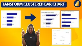 Power BI Tutorial: Customize Clustered Bar Chart with Rounded Corners || Power BI for Beginners