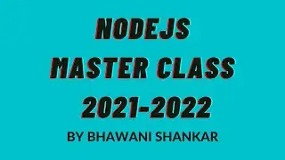 Nodejs Master Class Part 8