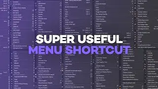 Boost Your Workflow with Maya's Menu Shortcut