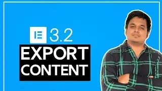 Elementor 3.2 Latest features - Export Import Elementor Site content