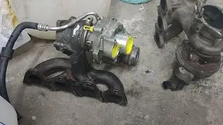 Installing a K03-K04 hybrid turbocharger on a 1.4 TSI Twincharger