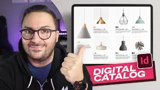 Create a digital catalog layout with rollover buttons in Adobe InDesign
