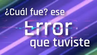 Cuál fue ese error? que te puso 😵 mientras editabas