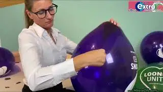 Secretary Masspop part 2/3 blowing popping and having fun