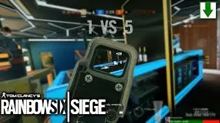 1v5 Clutch on First Day Playing Rainbow Six Siege?!