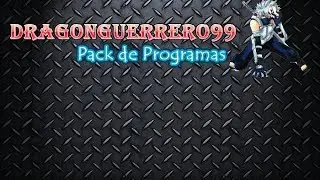 Especial para mis suscriptores (Pack de Programas)
