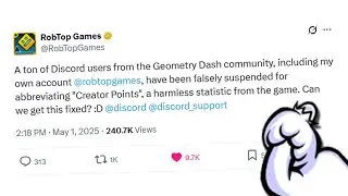 (Geometry Dash) This Emergency Issue is Happening on Discord (Creator Point Abbreviation Issue)