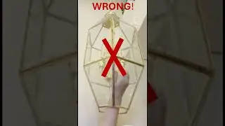 How to Change Light Bulb in Hexagon Chandelier