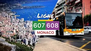 🇨🇵 Nice Bus [607 / 608] Nice to Monaco and Menton