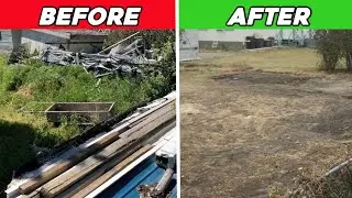 Cleaning 30 Years of Clutter From Backyard #hoarding