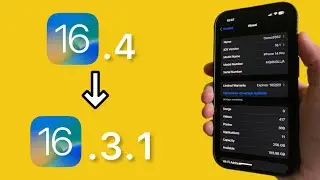 How to Downgrade iOS 16.4 to iOS 16.3.1!