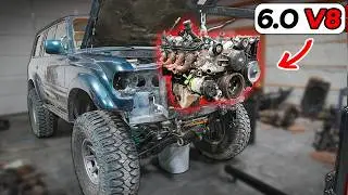 LS Swap Toyota Land Cruiser Build! Will The 6.0L V8 Fit? (Part 2)