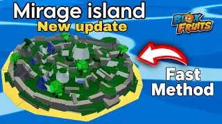 NEW Easiest Way to Spawn MIRAGE ISLAND In Bloxfruit🔥