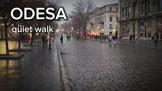 Odesa Walking Tour 🇺🇦 | Deribasivska Street to City Garden | Relaxing City Walk 4K