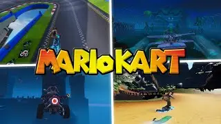 Mario Kart Tracks Mod in Fortnite Showcase