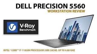 Dell Precision 5560 VRAY 5 Benchmark