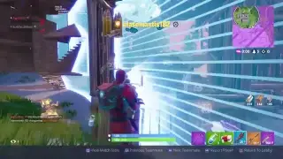 Playing Fortnite