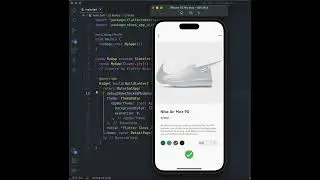 Flutter Animation Shoes App   UI