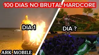 Desafio 100 dias no ARK Mobile - Sobrevivendo no Brutal Hardcore
