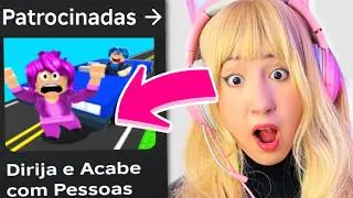 Eu AVALIEI JOGOS PATROCINADOS DENTRO do ROBLOX…