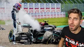 WHAT A BANG!!! Russell Bottas' Crash: Who's at Fault? - Post-F1 Imola GP
