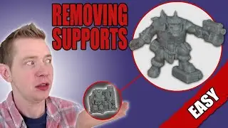 Removing Supports From Resin 3D Prints One Super Easy Trick
