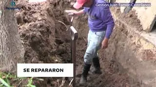 Arreglos en la Red de Agua Potable.