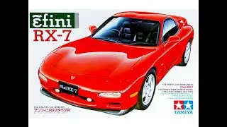 Собираю модель Tamiya первый раз ( Efini RX-7 FD3S )