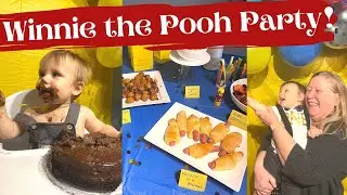 #firstbirthday #partyprep Party Prep - Winnie the Pooh Birthday Party!