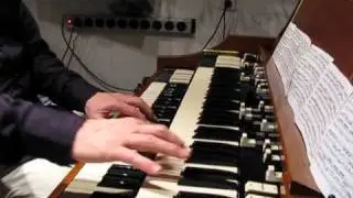 J.S. Bach on Hammond: Trio sonate III BWV 527 Vivace