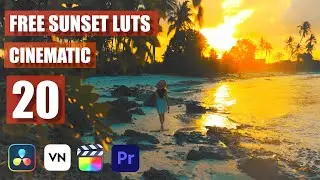 Free 20 Cinematic SUNSET LUTS | How To Use Luts In Adobe Premiere Pro