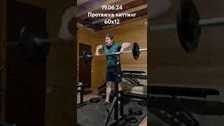 Протяжка читтинг 60х12 #shorts #плечи #бодибилдинг