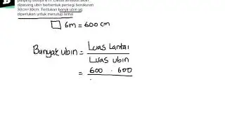 Menentukan banyak ubin yang diperlukan untuk menutup lantai