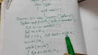 ZIPPO NUMBER IN JAVA