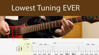 Lowest Guitar Tuning EVER By Using A VST(Helix Native Poly Pitch)