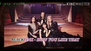 How you like that lyrics | Blackpink |