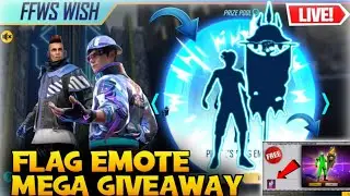 🔴[A.T GAMING] FF LIVE HIP HOP BUNDLE REDEEM CODE | FLAG EMOTE GIVEAWAY