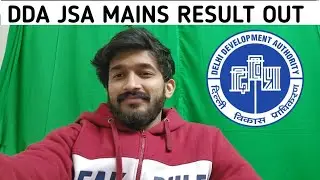 DDA JSA Mains  Result out| DDA JSA Mains CUT OFF | 