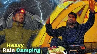 Solo Camping In Heavy Rain | Extreme Rain Camping In India | Camping Trip | 