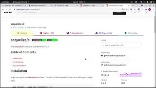 1. setup express js orm sequelize