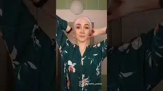 Scarfstyle #311 🤍💜 Двокольоровий палантин, як використати його переваги в створенні тюрбана