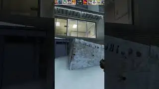 INSANE kill through SMOKE! #csgo #gaming #shorts #csgofans #counterstrike #csgofun